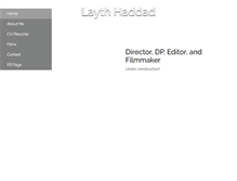 Tablet Screenshot of laythhaddad.com